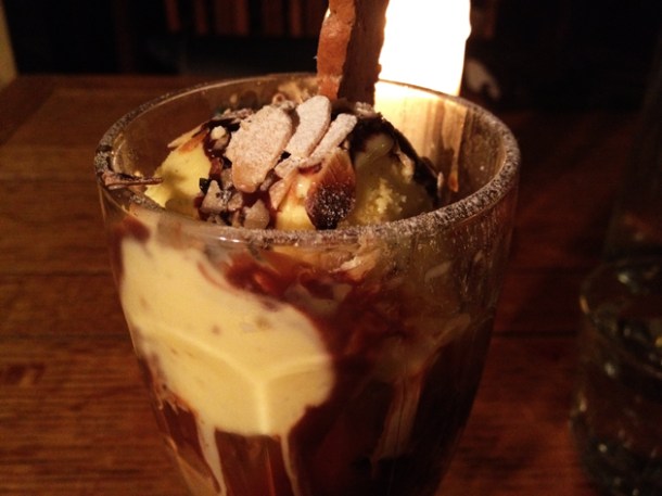 old dairy sundae