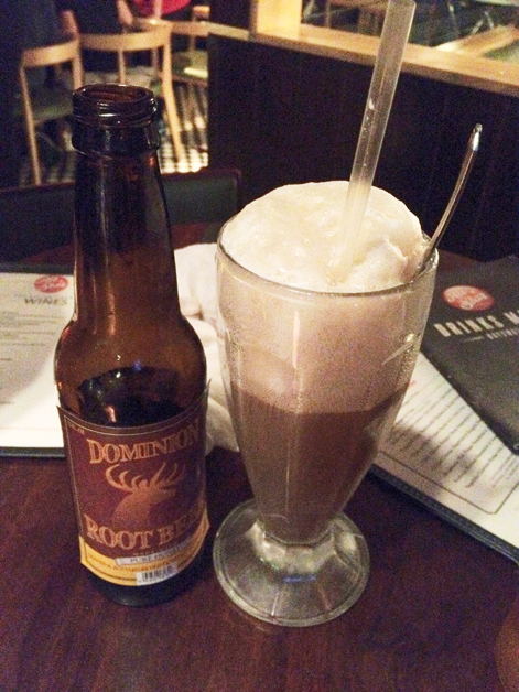 root beer float at all star lanes bayswater