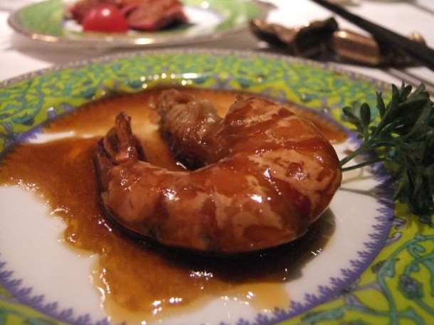 sauteed prawns at soahc
