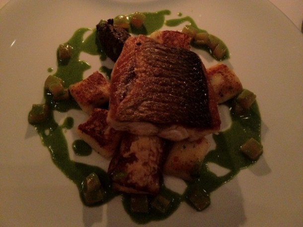 sea bass at pattersons