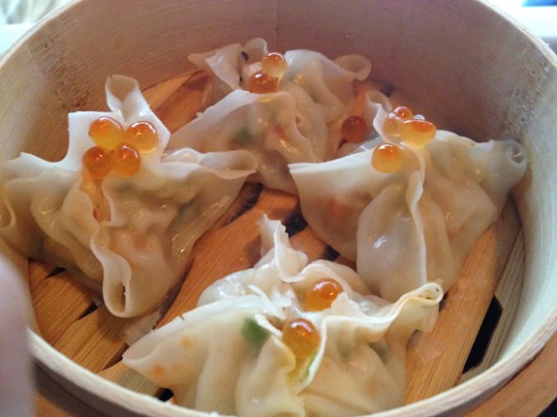 lobster shu mai at Tapasia lobster shumai at tapasia