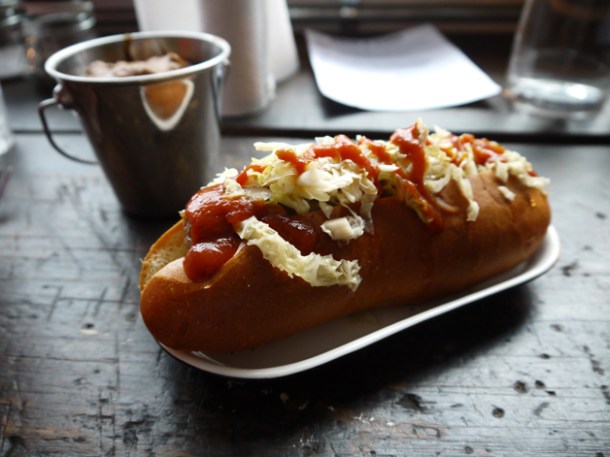 dachshund at Dach and Sons dachshund hot dog at dach and sons