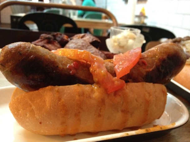The Hot Dog at Dach and Sons the hot dog at dach and sons
