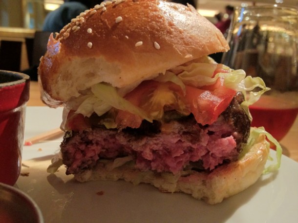 Bar Boulud Yankee burger medium rare bar boulud yankee burger medium rare