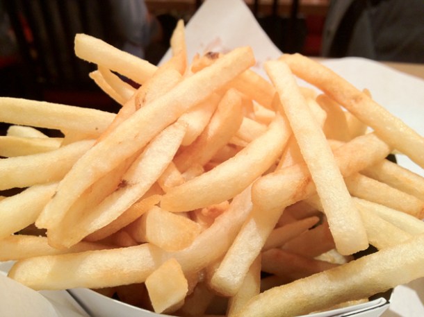 Burger and Lobster Soho fries burger and lobster soho fries