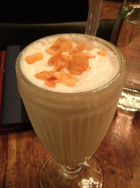 Hawksmoor Seven Dials cornflake milkshake hawksmoor covent garden cornflake milkshake