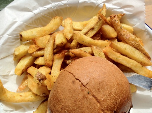 Honest Burgers Soho chips honest burgers soho chips
