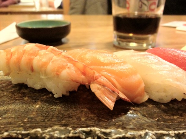 nigiri sushi at toku