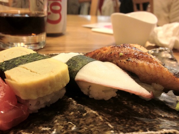 sushi rolls at toku