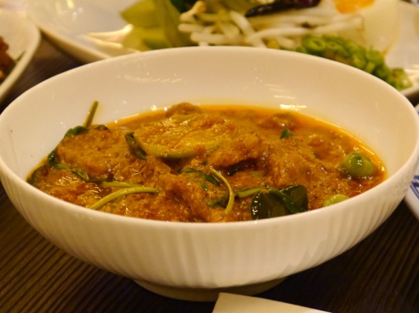 beef curry at naamyaa cafe