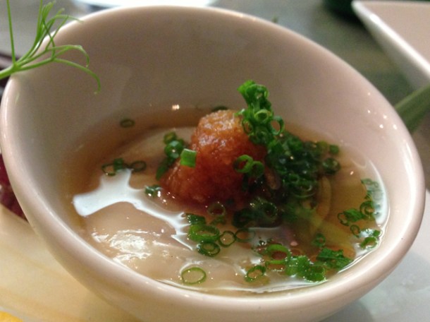 oysters at marylebone japanese restaurant dinings