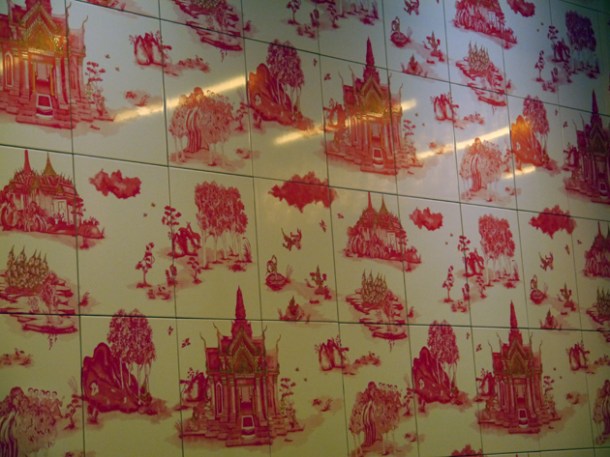 wall tiles at naamyaa cafe