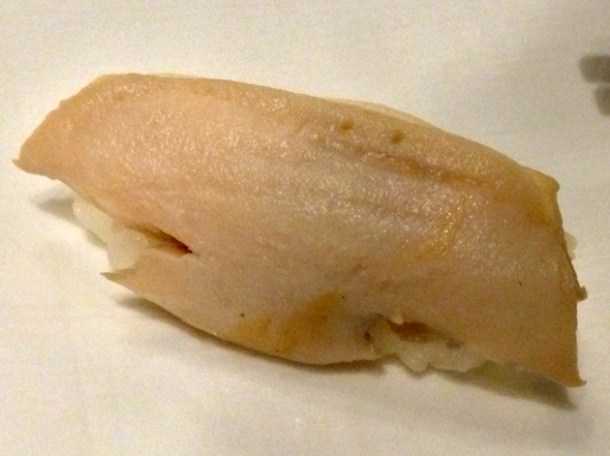 abalone nigiri sushi at wabi