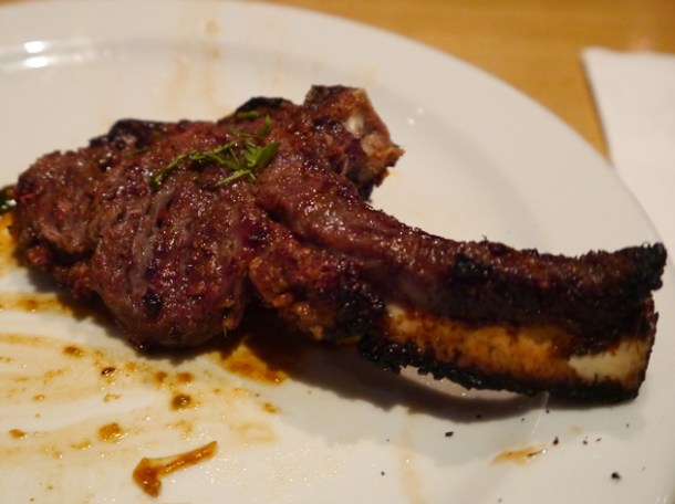 lamb chop at malibu club