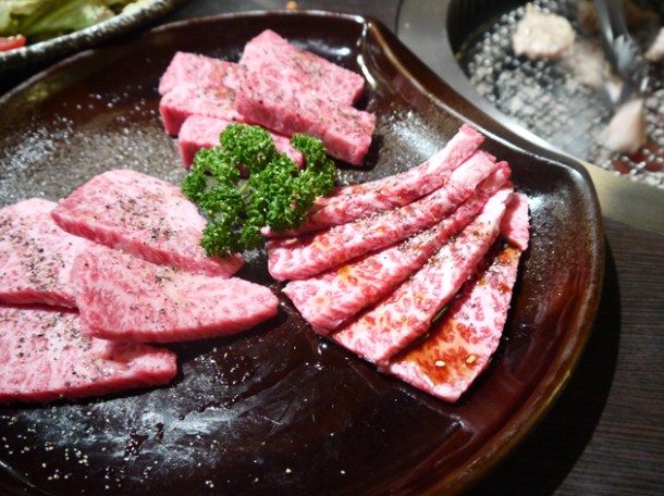 beef at moe yakiniku taipei