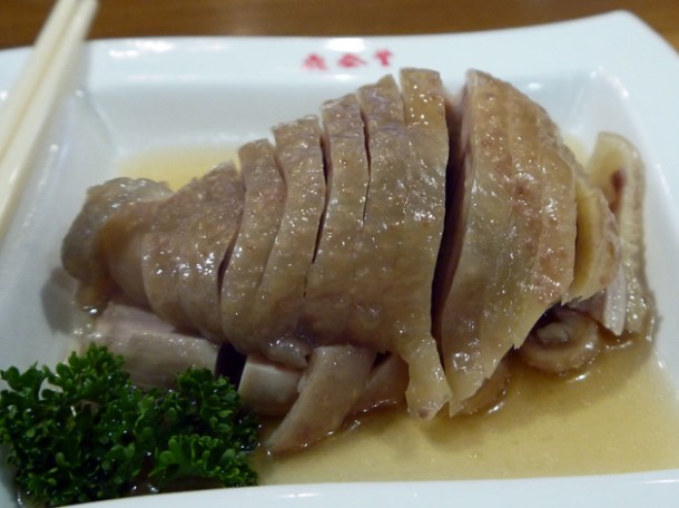 drunken chicken at din tai fung taipei 101