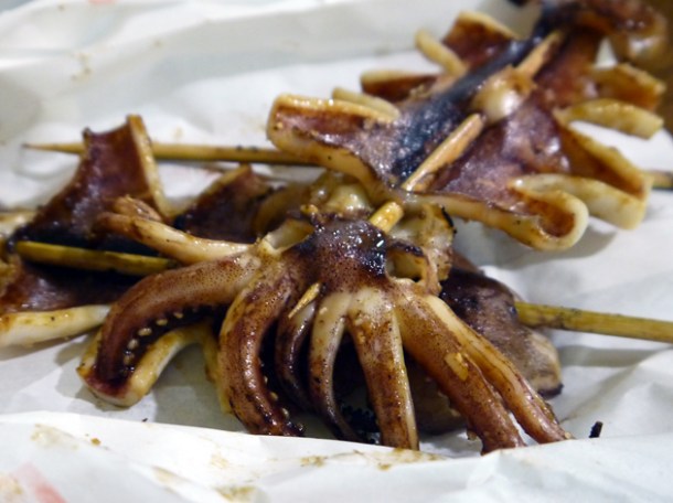 grilled squid kenting night market
