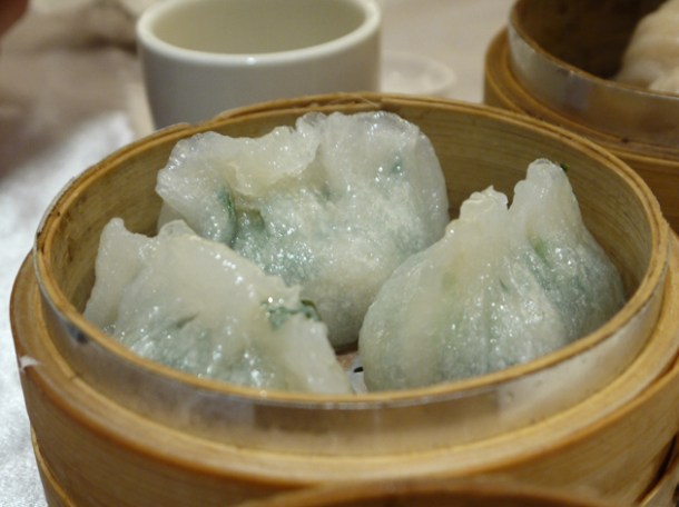 vegetable and peanut dumplings at citystar taipei