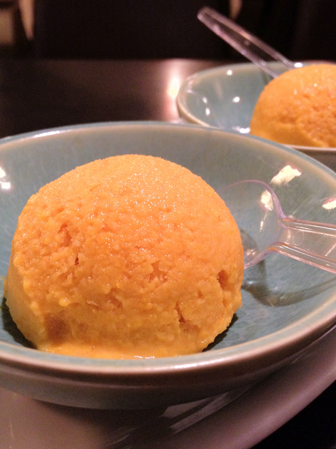 pumpkin ice cream at tu hsiao yueh