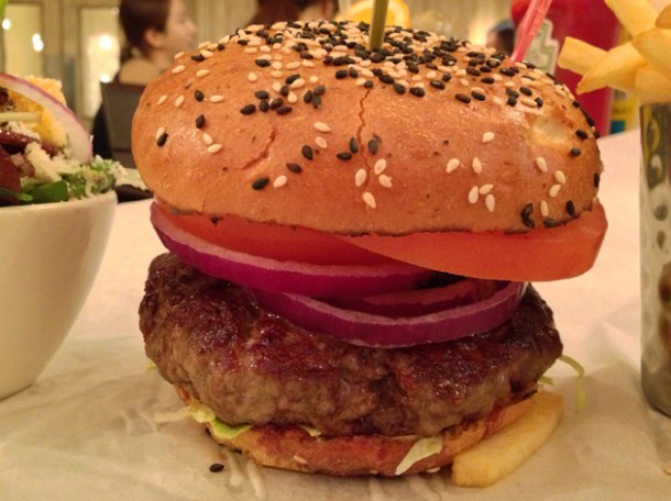 burger at burger and lobster soho