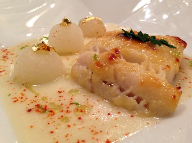 black cod at la cuisine de joel robuchon