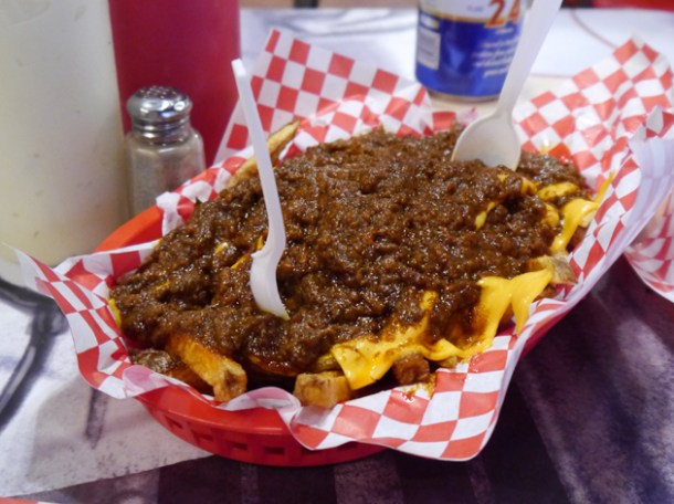 chilli fries at heart attack grill