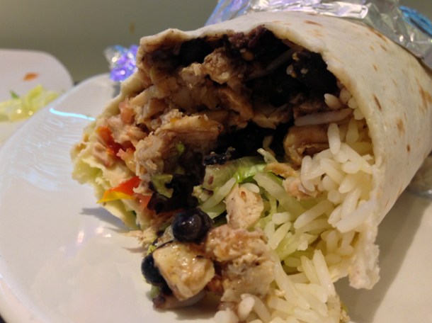 nineteenten chicken burrito
