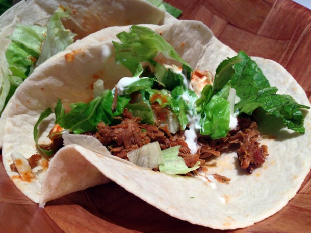 beef taco at adobo