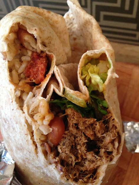 pork burrito at adobo