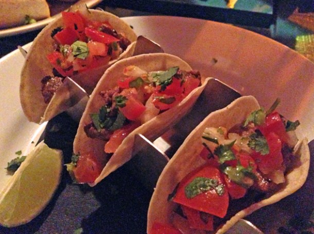 steak tacos from barrio central