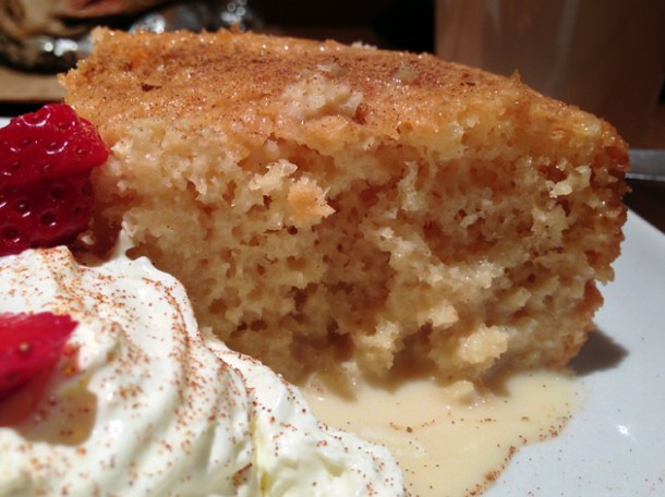 tres leche cake at benitos hat