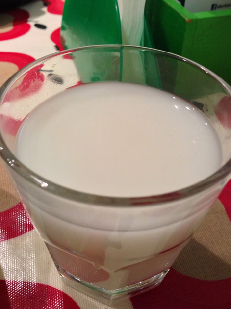 horchata at el burrito