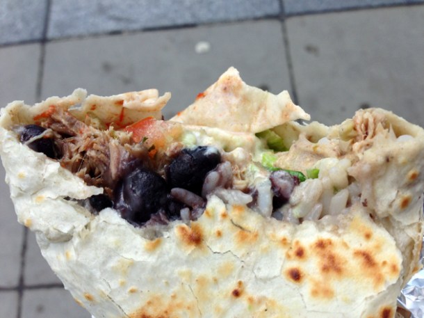 pork burrito from luardos