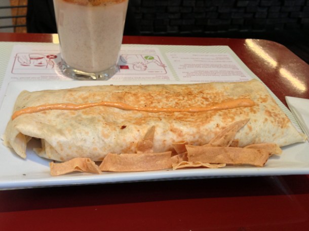 burrito at lupita