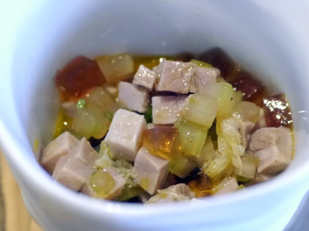 relish accompanying the beef dripping at story
