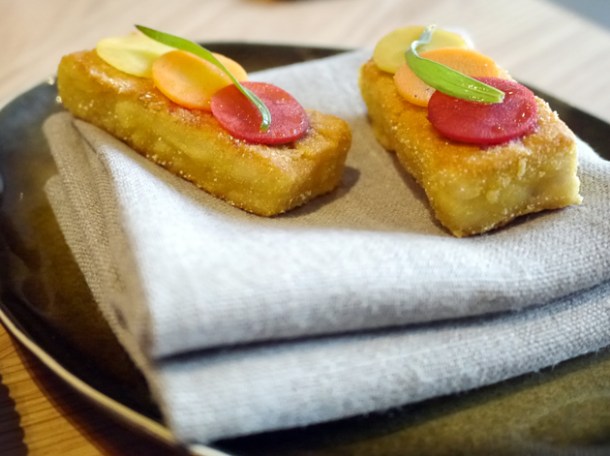 rabbit sandwich amuse bouche at story