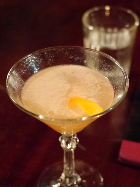marmalade cocktail at hawksmoor spitalfields bar
