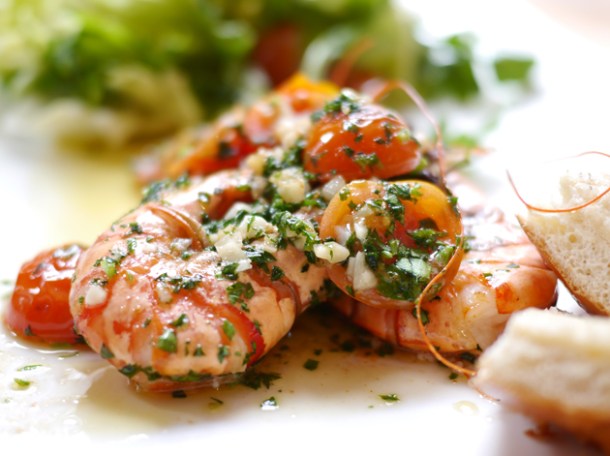 prawns at galeto