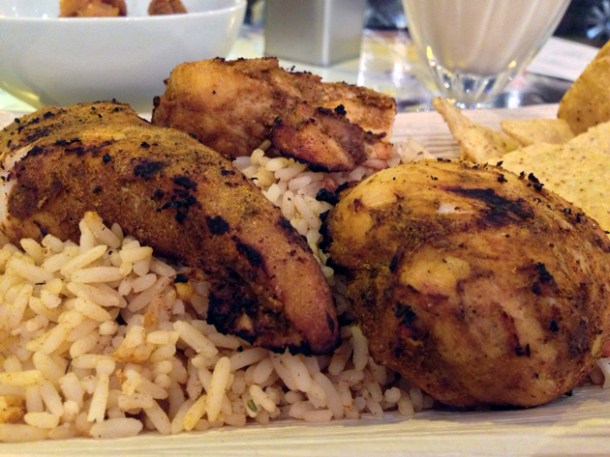 jerk chicken at rub slow food diner jerk chicken at rub slow food diner