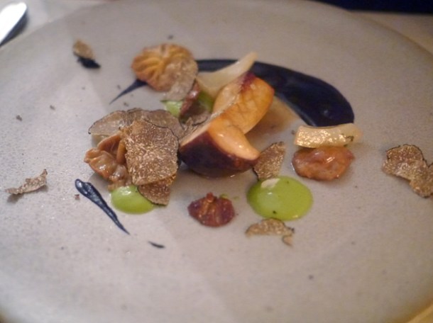 cep with truffles at the clove club