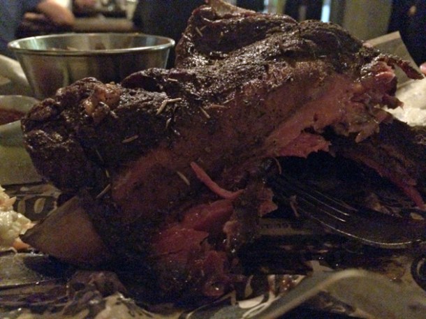 jacob's ladder beef ribs at texas joe's