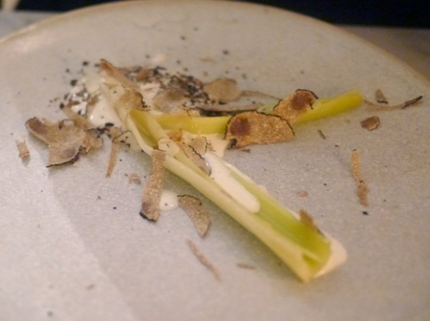 leek and cheddar at the clove club