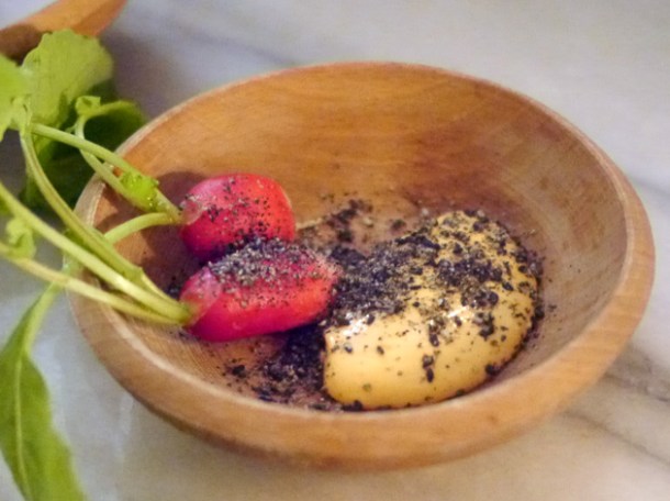 radishes at the clove club