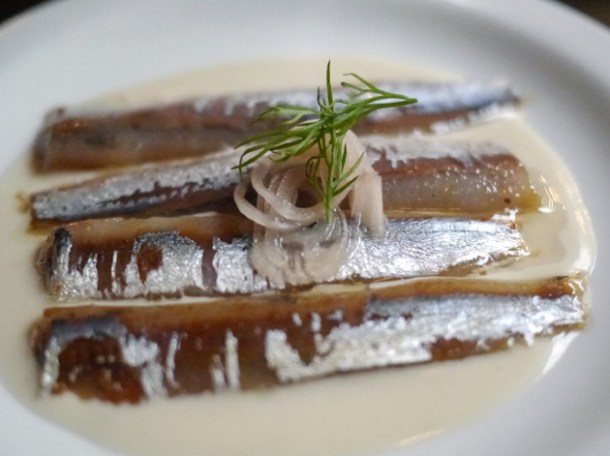 cured sardines at drakes tabanco