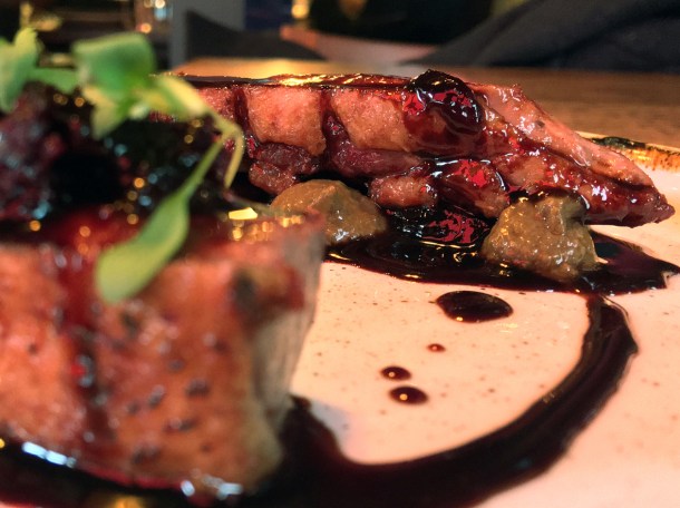 illustrative photo of the duck breast at Ember Yard