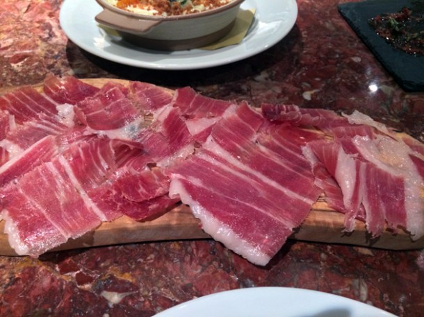jamon iberico de bellota at ember yard
