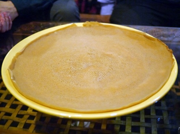 large injera at lalibela