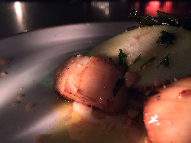 illustrative photo of the scallops a la plancha at Ember Yard