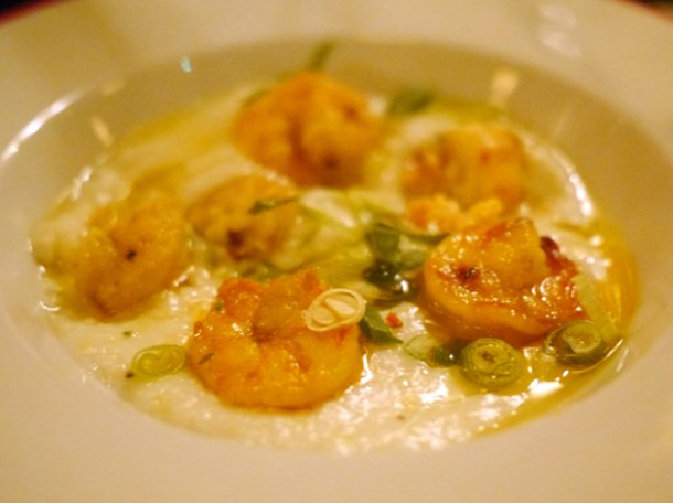 shrimp and grits at jackson and rye