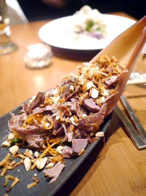 duck salad at house of ho